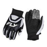 Manusi moto unisex cross-enduro Fly Racing model F-16 culoare: negru/alb