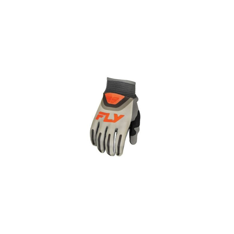 Manusi moto unisex cross-enduro Fly Racing model F-16 culoare: gri/portocaliu