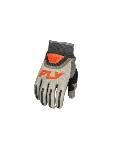Manusi moto unisex cross-enduro Fly Racing model F-16 culoare: gri/portocaliu