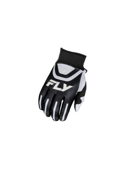 Manusi moto copii cross-enduro Fly Racing model F-16 culoare: negru/alb