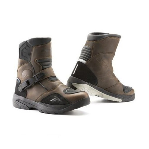Ghete (cizme) moto Adventure (Touring) Unisex Seventy model SD-BA5 culoare: maro