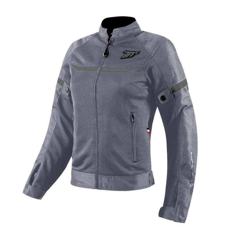 Geaca (jacheta) femei Racing vara Seventy model SD-JR30.2 Mojave culoare: gri ice