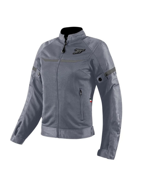 Geaca (jacheta) femei Racing vara Seventy model SD-JR30.2 Mojave culoare: gri ice