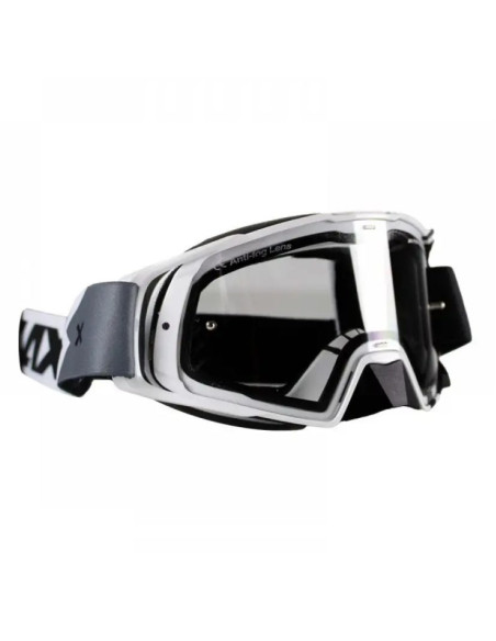Ochelari Axxis Off road (cross-enduro) MX EVO Strap A0 alb - culoare: alb