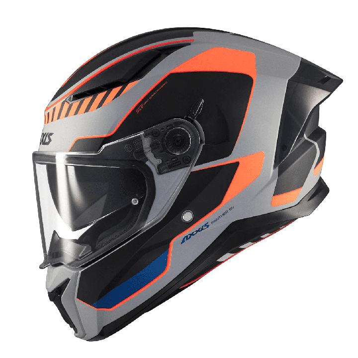 Casca integrala Axxis Panther SV Gale C4 portocaliu mat (ochelari soare integrati) - tip viziera: MT-V-31 - DKS429