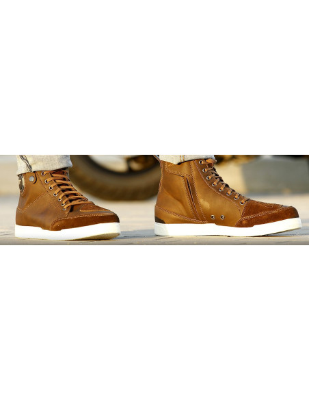 Ghete moto Urban Unisex Seventy model SD-BC7 culoare: maro