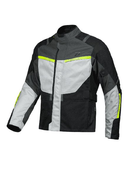 Geaca (jacheta) barbati Touring/Adventure Seventy iarna model SD-JT83 Tonale culoare: negru/gri/galben fluor