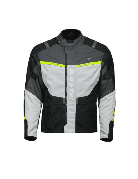 Geaca (jacheta) barbati Touring/Adventure Seventy iarna model SD-JT83 Tonale culoare: negru/gri/galben fluor