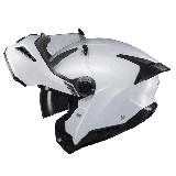 Casca modulabila (flip-up) Axxis GhostFighter SV A0 alb lucios (ochelari soare integrati) Pinlock Ready – tip viziera: MT-V-36