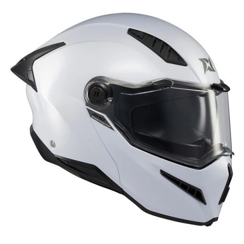Casca modulabila (flip-up) Axxis GhostFighter SV A0 alb lucios (ochelari soare integrati) Pinlock Ready – tip viziera: MT-V-36 2