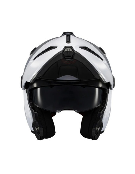 Casca modulabila (flip-up) Axxis GhostFighter SV A0 alb lucios (ochelari soare integrati) Pinlock Ready – tip viziera: MT-V-36