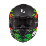 Casca integrala motociclete MT Targo Truck A2 galben fluor mat – tip MT-V-14