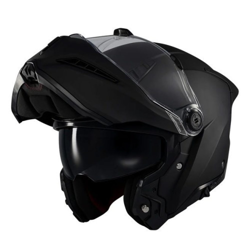 Casca modulabila (flip-up) Axxis GhostFighter SV A1 negru mat (ochelari soare integrati) Pinlock ready – tip viziera: MT-V-36