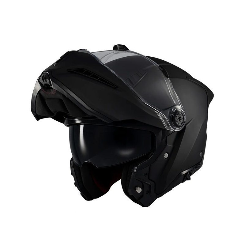 Casca modulabila (flip-up) Axxis GhostFighter SV A1 negru mat (ochelari soare integrati) Pinlock ready – tip viziera: MT-V-36
