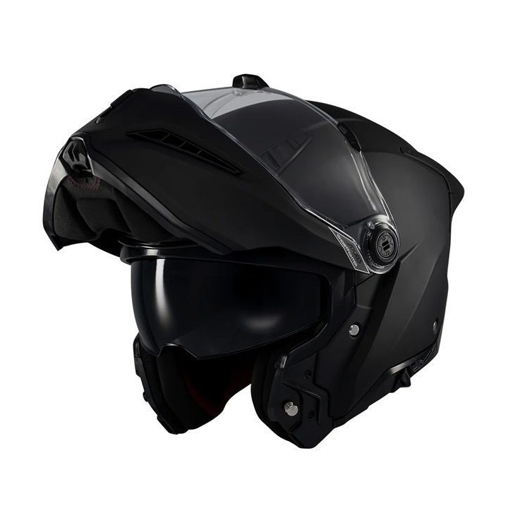 Casca modulabila (flip-up) Axxis GhostFighter SV A1 negru mat (ochelari soare integrati) Pinlock ready – tip viziera: MT-V-36