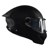 Casca modulabila (flip-up) Axxis GhostFighter SV A1 negru mat (ochelari soare integrati) Pinlock ready – tip viziera: MT-V-36