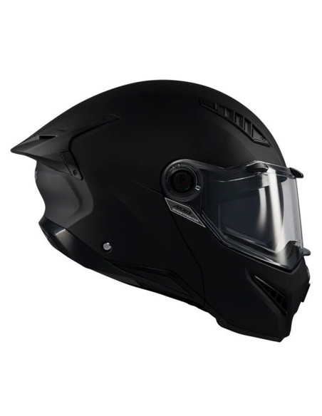 Casca modulabila (flip-up) Axxis GhostFighter SV A1 negru mat (ochelari soare integrati) Pinlock ready – tip viziera: MT-V-36