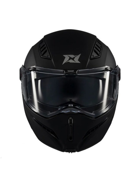 Casca modulabila (flip-up) Axxis GhostFighter SV A1 negru mat (ochelari soare integrati) Pinlock ready – tip viziera: MT-V-36