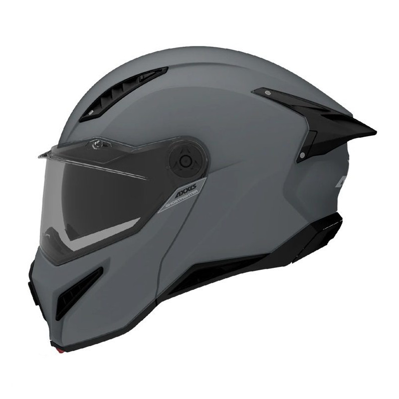 Casca modulabila (flip-up) Axxis GhostFighter SV A12 titanium mat (ochelari soare integrati) Pinlock Ready – tip viziera: MT-V-3