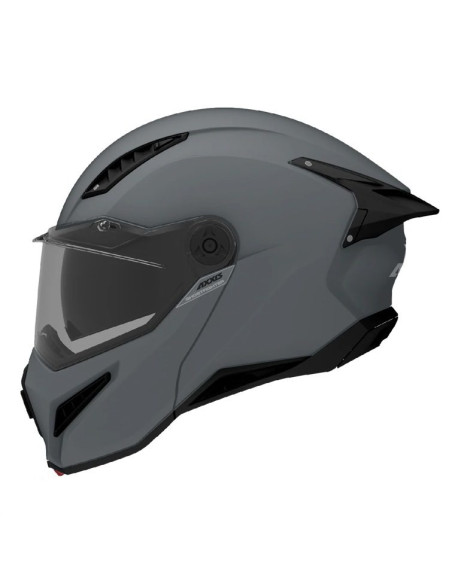 Casca modulabila (flip-up) Axxis GhostFighter SV A12 titanium mat (ochelari soare integrati) Pinlock Ready – tip viziera: MT-V-3