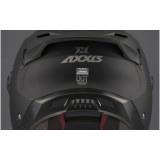 Casca modulabila (flip-up) Axxis GhostFighter SV Maniac B5 negru/rosu mat (ochelari soare integrati) Pinlock Ready – tip viziera