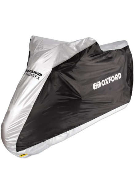 Husa scutere exterior Oxford Aquatex (gri-negru) - marime: S - waterproof