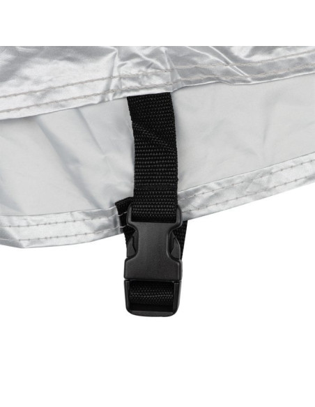 Husa scutere exterior Oxford Aquatex (gri-negru) - marime: S - waterproof