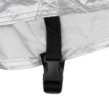 Husa scutere-motociclete exterior Oxford Aquatex (gri-negru) - marime: L - waterproof (pentru modele echipate cu parbriz si cuti