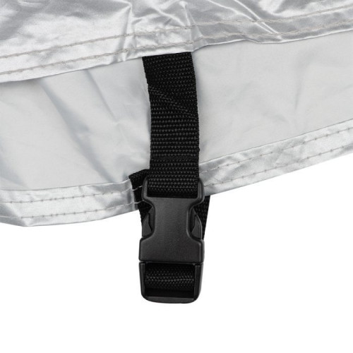 Husa scutere-motociclete exterior Oxford Aquatex (gri-negru) - marime: L - waterproof (pentru modele echipate cu parbriz si cuti 2