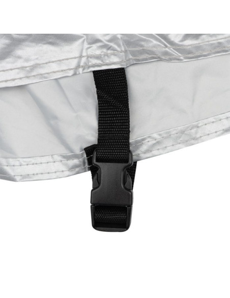 Husa scutere-motociclete exterior Oxford Aquatex gri-negru marime XL waterproof pentru modele echipate parbriz cutie