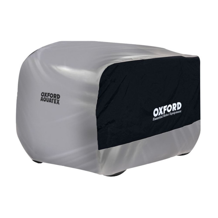Husa ATV/Quad exterior Oxford Aquatex (argintiu-negru) marime S - waterproof