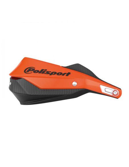 Set protectii maini (hand guard) aluminiu adventure/enduro Polisport Trail Blazer – culoare: portocaliu/negru
