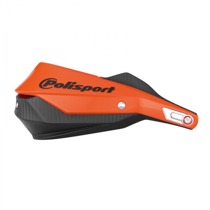 Set protectii maini (hand guard) aluminiu adventure/enduro Polisport Trail Blazer – culoare: portocaliu/negru