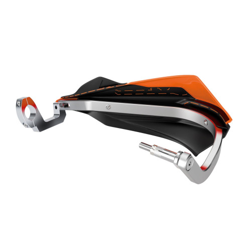 Set protectii maini (hand guard) aluminiu adventure/enduro Polisport Trail Blazer – culoare: portocaliu/negru 2