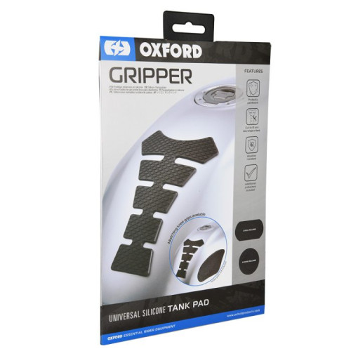 Protectie rezervor (tank pad) din silicon "Gripper" Oxford - culoare: negru 2
