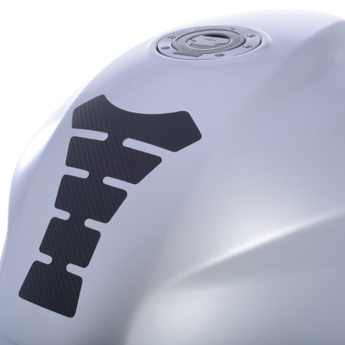 Protectie rezervor (tank pad) tip carbon "Spine" Oxford - culoare: negru carbon
