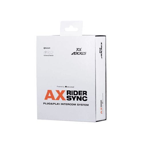 Sistem comunicatie moto complet Bluetooth MT - Axxis AX-RIDER SYNC - Plug&amp Play Intercom System - kit 1 bucata (pentru 1 util