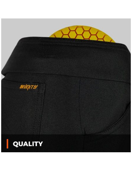 Pantaloni moto barbati Urban Seventy vara model SD-PC28 Milano culoare: negru
