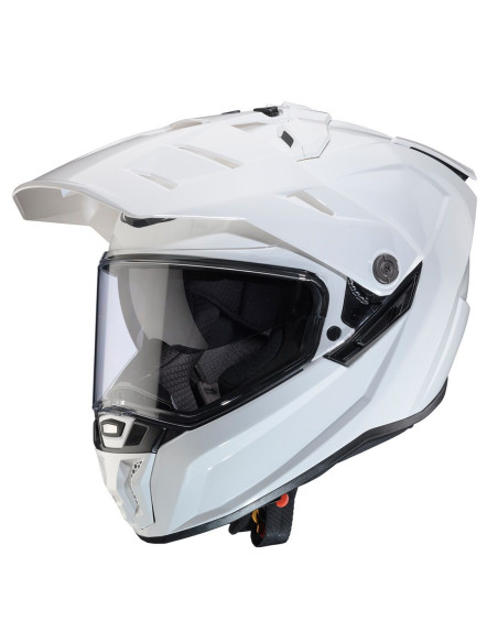 Casca adventure/off road Caberg model Tanami SV A1 alb lucios Pinlock ready - lentila Pinlock inclusa