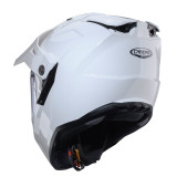 Casca adventure/off road Caberg model Tanami SV A1 alb lucios Pinlock ready - lentila Pinlock inclusa