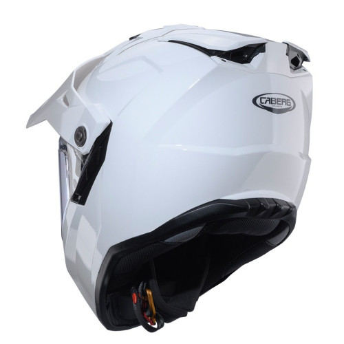 Casca adventure/off road Caberg model Tanami SV A1 alb lucios Pinlock ready - lentila Pinlock inclusa 2