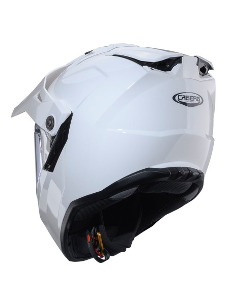 Casca adventure/off road Caberg model Tanami SV A1 alb lucios Pinlock ready - lentila Pinlock inclusa