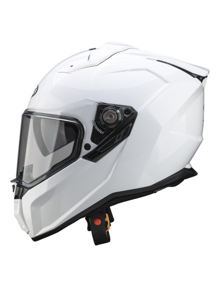 Casca adventure/off road Caberg model Tanami SV A1 alb lucios Pinlock ready - lentila Pinlock inclusa