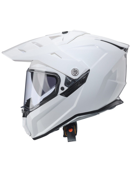 Casca adventure/off road Caberg model Tanami SV A1 alb lucios Pinlock ready - lentila Pinlock inclusa
