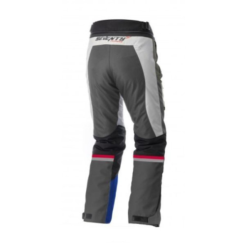 Pantaloni motociclete Touring unisex Seventy vara/iarna model SD-PT3 culoare: gri/rosu/albastru 2