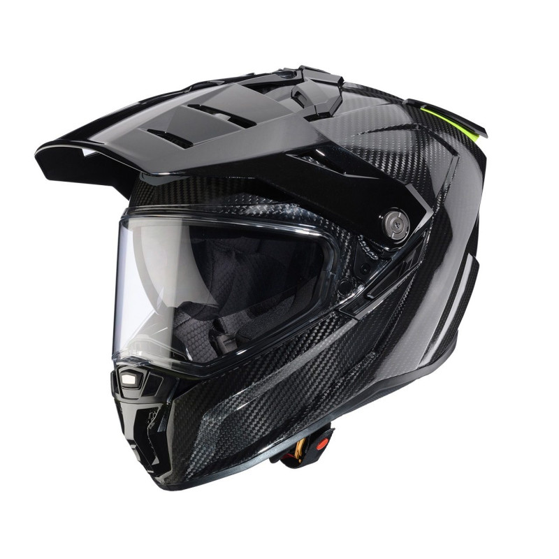 Casca adventure/off road Caberg model Tanami SV carbon Pinlock ready - lentila Pinlock inclusa (100% carbon)