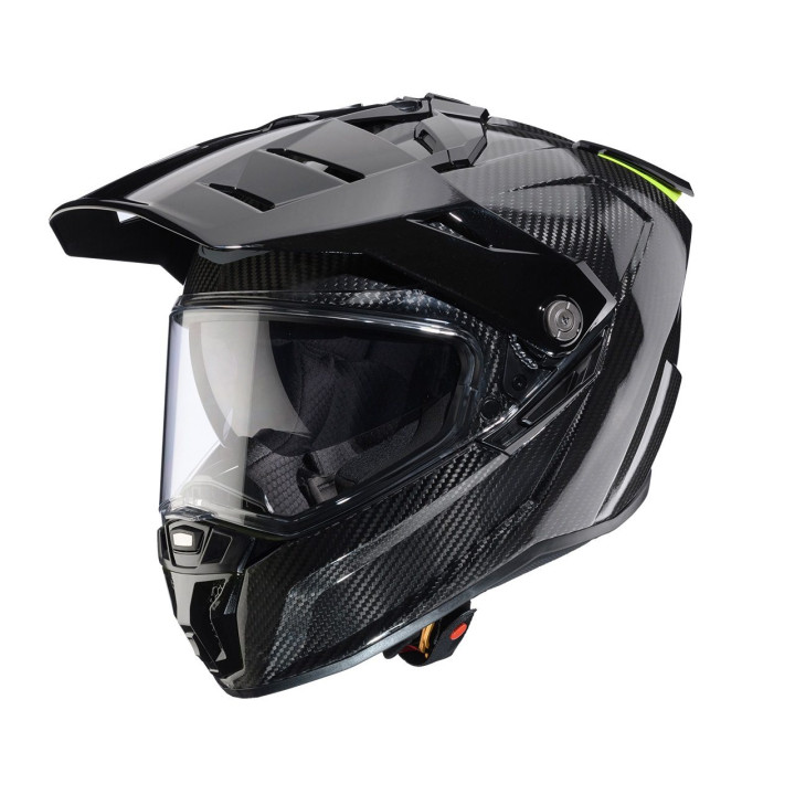 Casca adventure/off road Caberg model Tanami SV carbon Pinlock ready - lentila Pinlock inclusa (100% carbon)