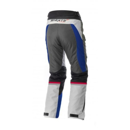 Pantaloni motociclete Touring unisex Seventy vara/iarna model SD-PT3 culoare: alb/rosu/albastru 2