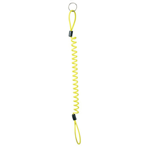 Cablu atentionare lacat antifurt disc frana Oxford OX795 lungime 1.2 m (cand este intins) - culoare: galben 2