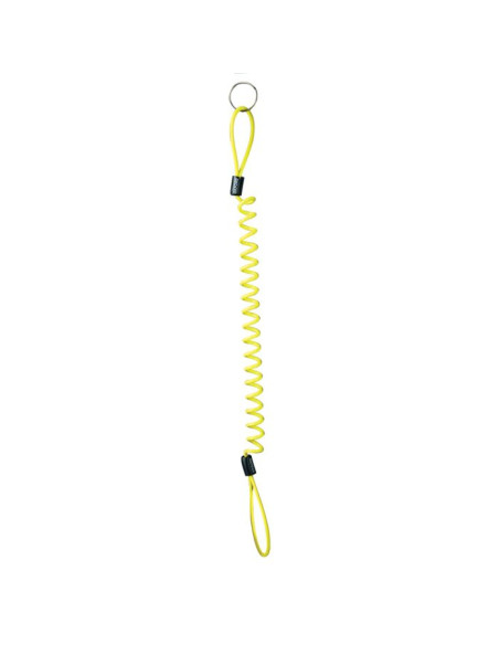 Cablu atentionare lacat antifurt disc frana Oxford OX795 lungime 1.2 m (cand este intins) - culoare: galben